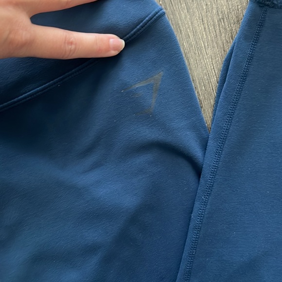 Gymshark Leggings Blue Navy. Size Medium. Pre owned - Picture 2 of 4